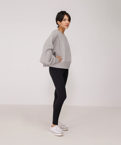 Women's Cropped Oversized Sweatshirt